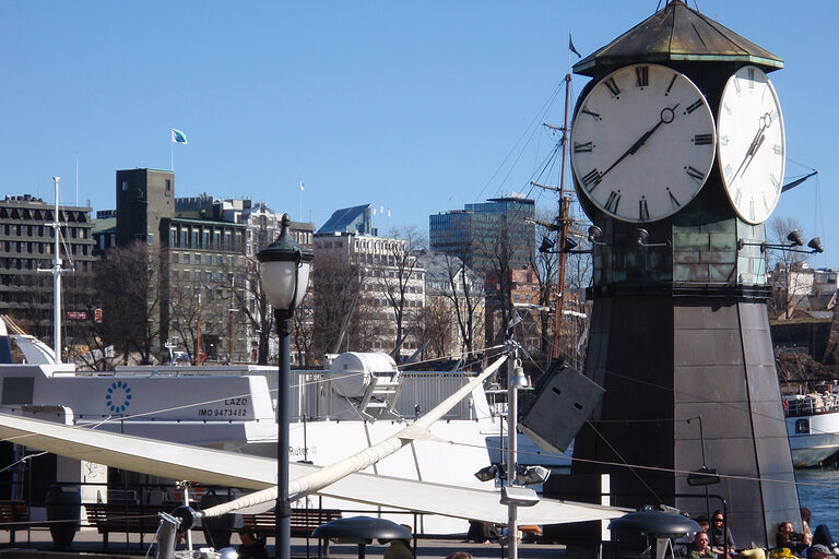 Hafen in Oslo, Norwegen