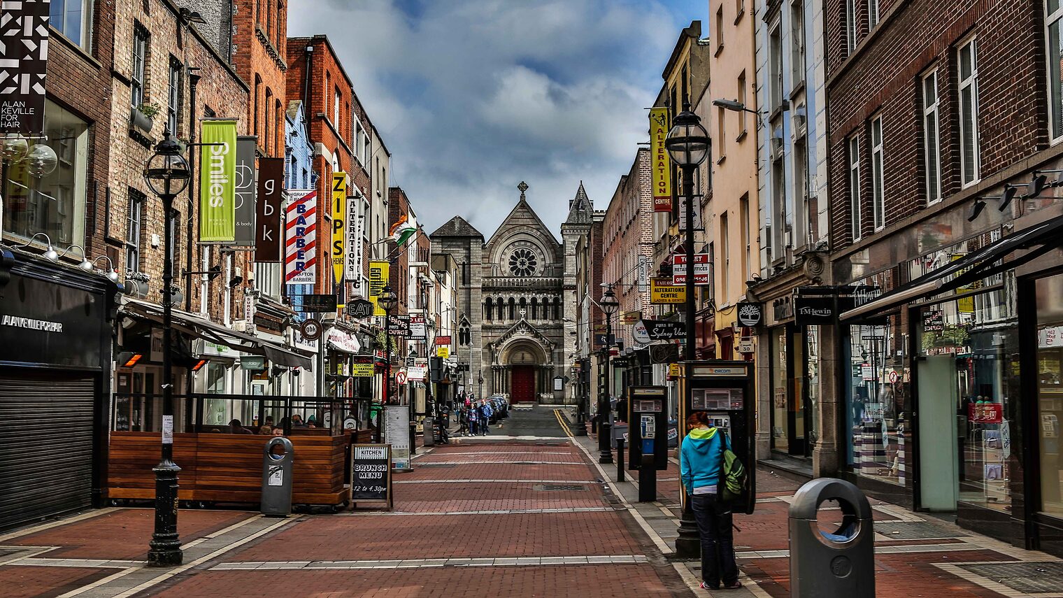 Symbolbild einer Straße in Dublin / Irland