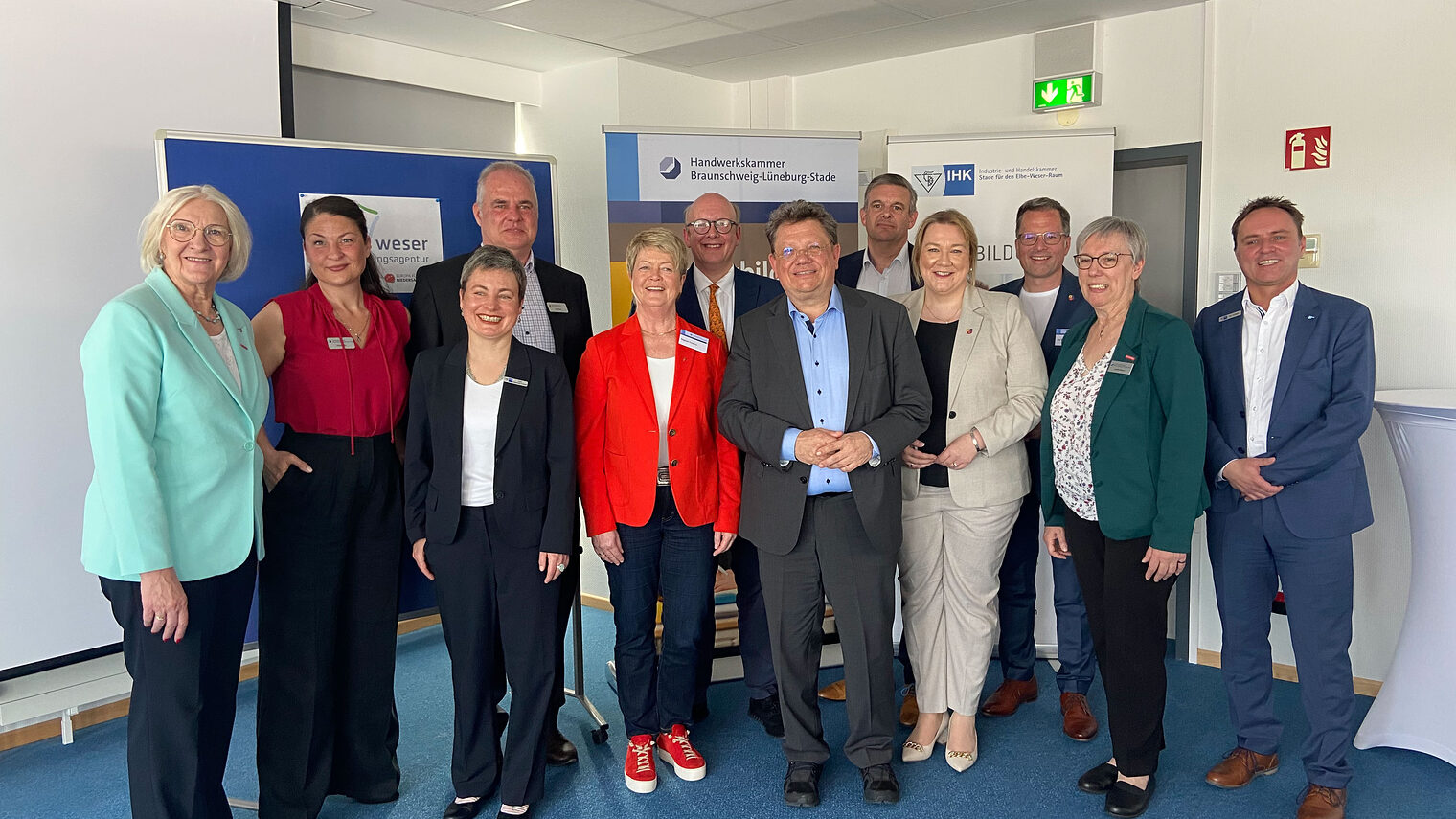 Minister Dr. Andreas Philippi eröffnet Gemeinschaftsprojekt der Handwerkskammer Braunschweig- Lüneburg-Stade und der IHK Stade für den Elbe-Weser-Raum.