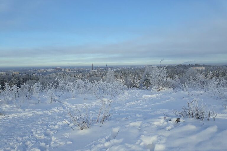 Finnische Winterlandschaft