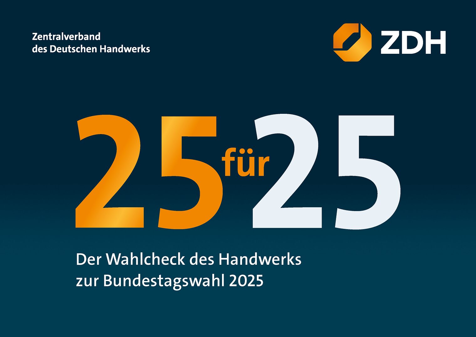 Wahlcheck des Handwerks - 25 für 25