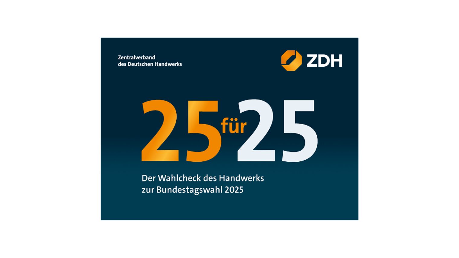 Wahlcheck des Handwerks